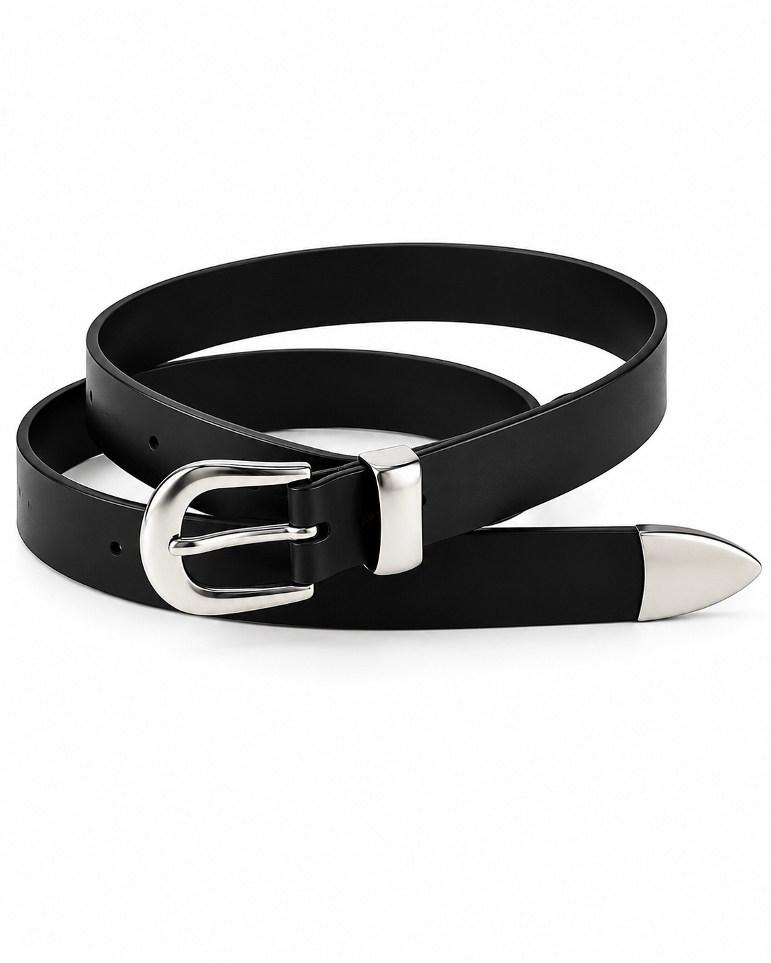 Old Money Slim Belt – Black Edition
