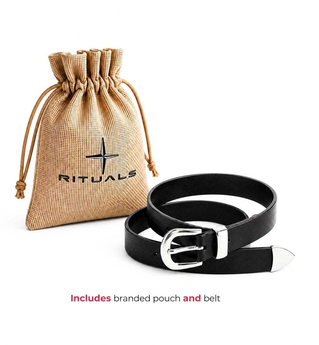 Old Money Slim Belt (Black Edition)