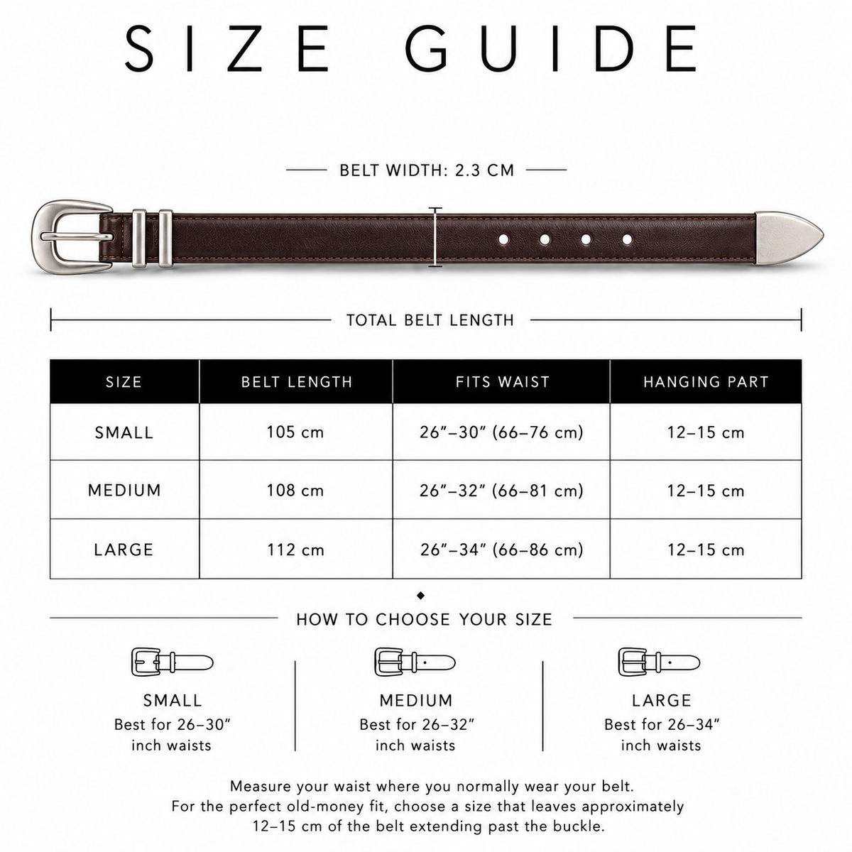 The Classic belt (Coffee Brown Edition)