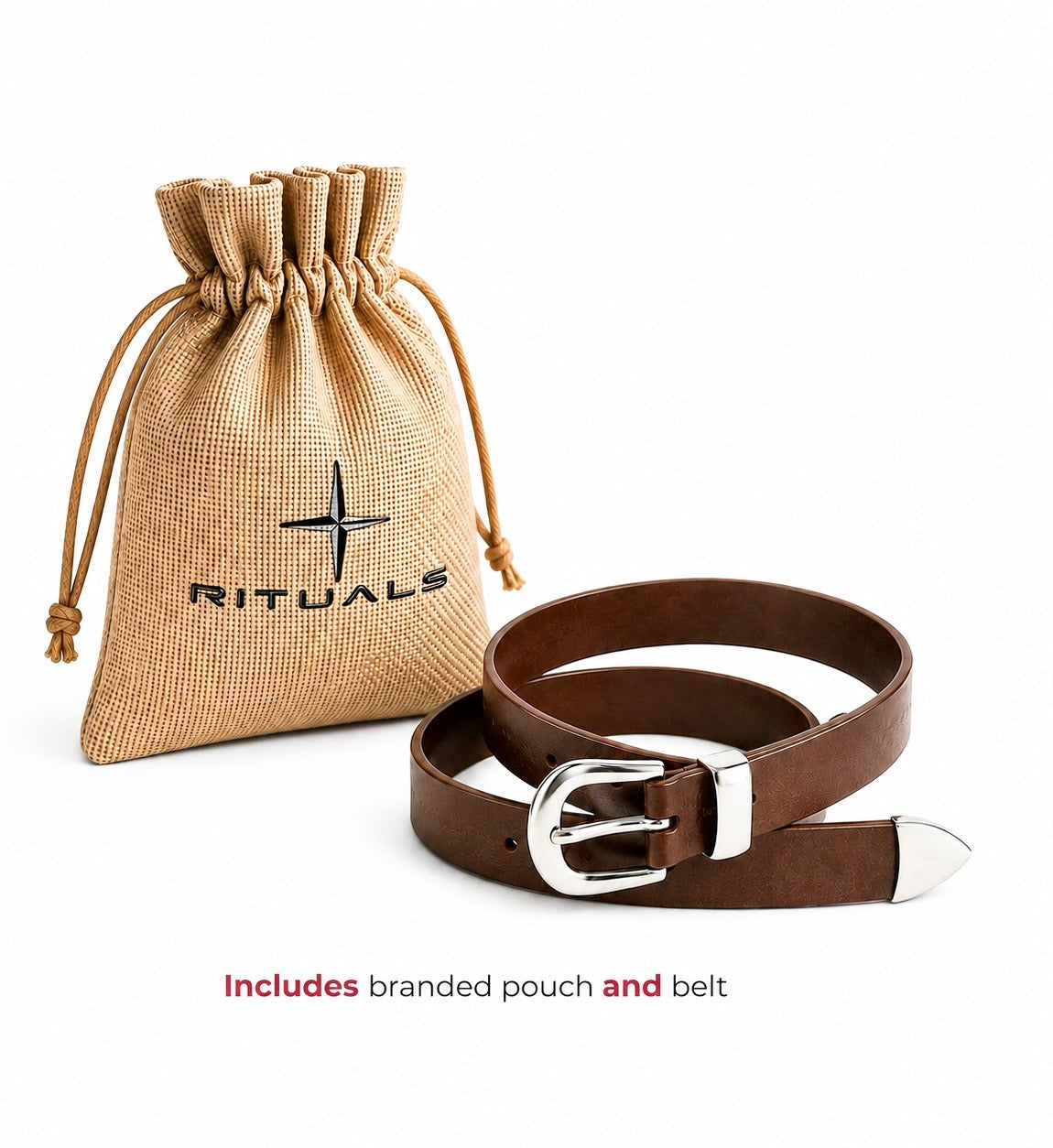 Old Money Slim Belt (Coffee Brown Edition)