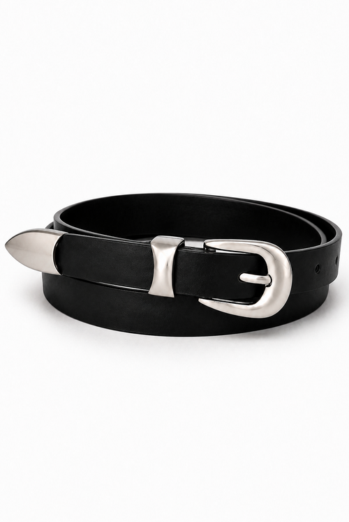 Old Money Slim Belt (Jet Black Edition)