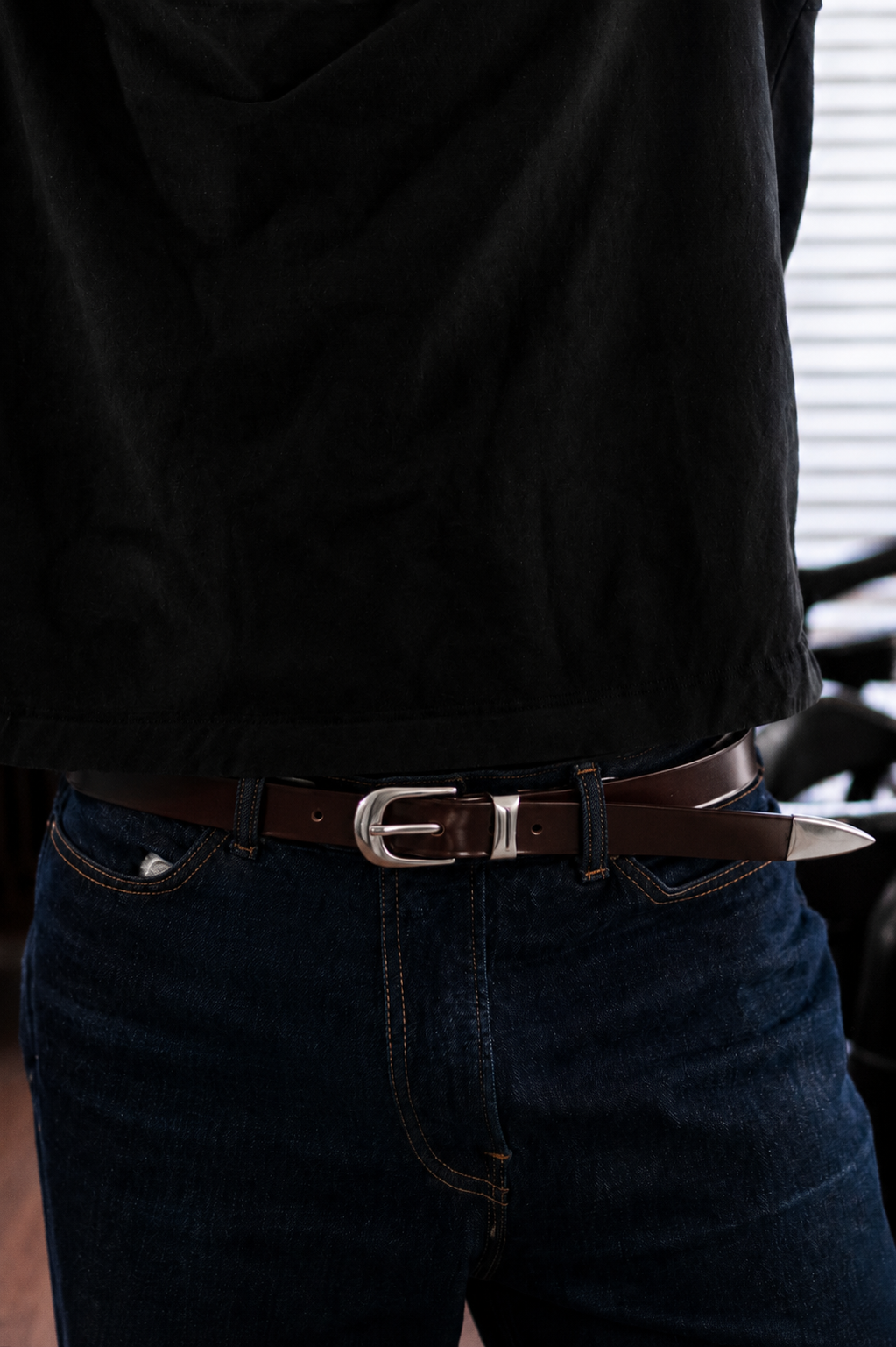 Old Money Slim Belt (Coffee Brown Edition)